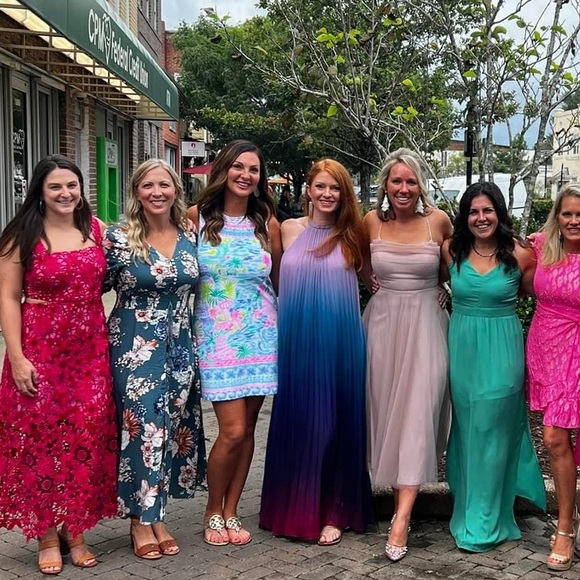 Lilly Pulitzer Gellar shift dress.  Size M.  Multi private Island - Picture 6 of 6